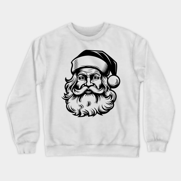 Santa Claus Crewneck Sweatshirt by MZeeDesigns